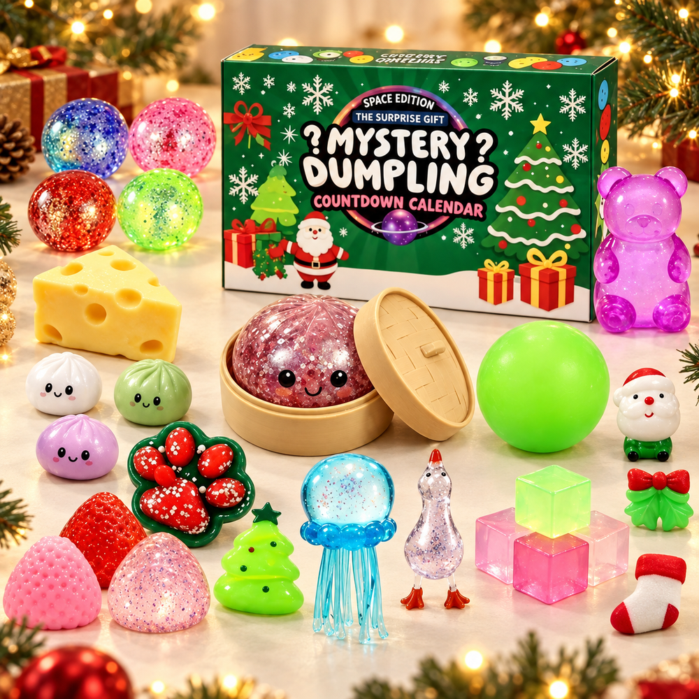 Karácsonyi Adventi Squishy Kalendárium Vegyes
